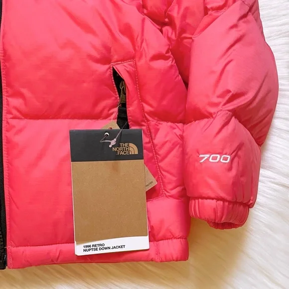 The North Face Kids’ 1996 Retro Nuptse Jacket In Paradise Pink - Picture 3 of 10